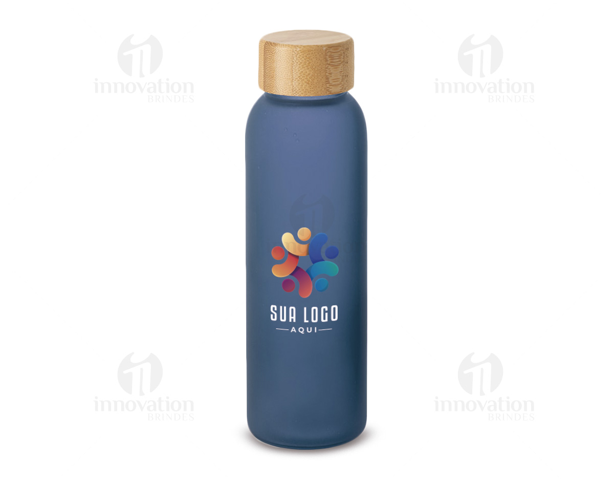 Squeeze em vidro fosco 520 mL para toiletry e cuidados de higiene, clean e transparente, com tampa de plástico e design