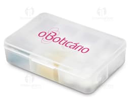Porta comprimidos plástico 06 - Armazene seus medicamentos com estilo e praticidade. Design moderno e confortável para