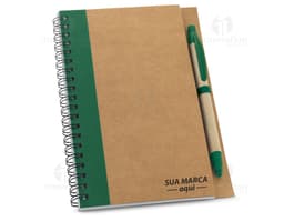 Bloco de anotações ecológico - Perfeito para quem busca praticidade e sustentabilidade! Feito de papel reciclado, esse