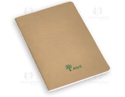 Bloco de anotações ecológico feito com material reciclado, perfeito para organizar suas tarefas no escritório ou em casa.