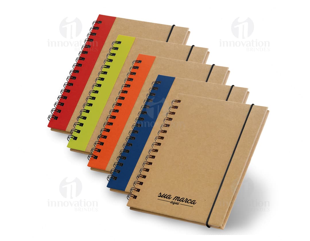 Bloco de anotações ecológico: produto sustentável para suas anotações. Feito com papel reciclado, ideal para o meio ambiente
