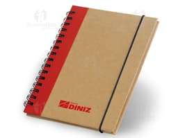 Bloco de Anotações Ecológico: ideal para estudos, negócios e finanças. Feito de papel reciclado, é perfeito para organizar