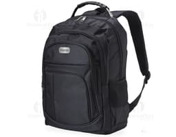 Mochila de couro preto moderna para viagens e passeios com elegância e praticidade. Ideal para quem busca estilo e