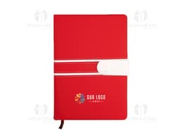 CADERNO DE COURO FOSCO COM ALÇA