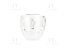 Xícara de Vidro 70ml para bebidas quentes e frias, ideal para chás, cafés e outras bebidas. Feita em vidro transparente com