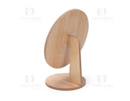 Espelho de Mesa Plástico em estilo cartoon 3D, com design de objeto símbolo de negócios. O produto é vazio e feito de