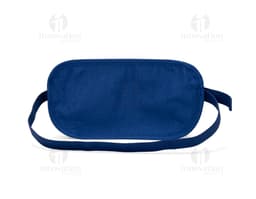 Descrição da imagem: Pochete Doleira Nylon preta, feita de couro com alça, múltiplos compartimentos e zíper. Ideal para