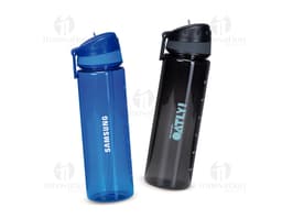 Squeeze Plástico 700ml transparente, vazio e com tampa. Objeto de plástico para armazenar líquidos, como água, de forma limpa