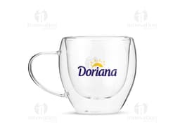 XÍCARA DE VIDRO PAREDE DUPLA 160ML