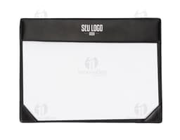 Foto de um rascunho vazio em um quadro de videodisco com design moderno de negócios. O objeto tem um formato de quadro de