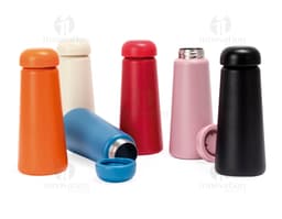 Bottle thermal 450ml. Feminine and robust design, vacuum flask to keep liquids hot or cold for longer. Ideal for carrying to