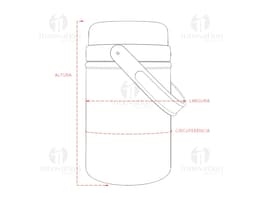 POTE TÉRMICO C COLHER 500ML