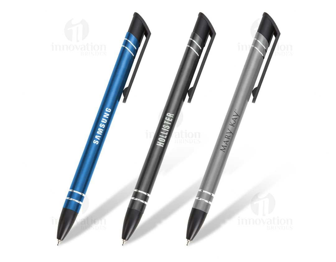 Caneta semimetal: ferramenta essencial para escrita e desenho de alta qualidade. Ideal para uso no escritório, na escola ou