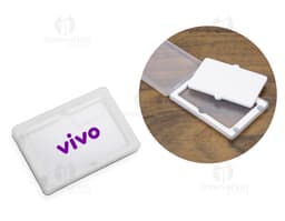 Estojo para pen card: Armazene com segurança seus pen cards nesse moderno estojo de plástico. Perfeito para manter seus dados
