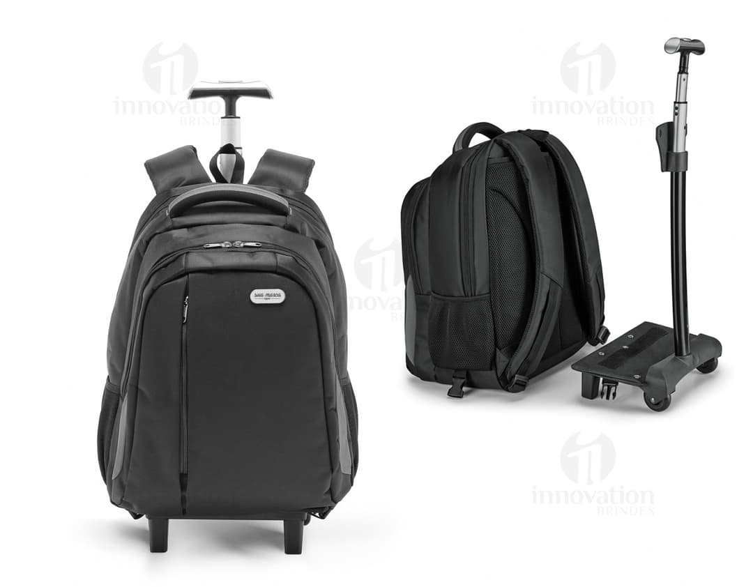 Mochila para notebook moderna e sofisticada, ideal para viagens ou uso diário. Feita em couro legítimo, possui amplo espaço