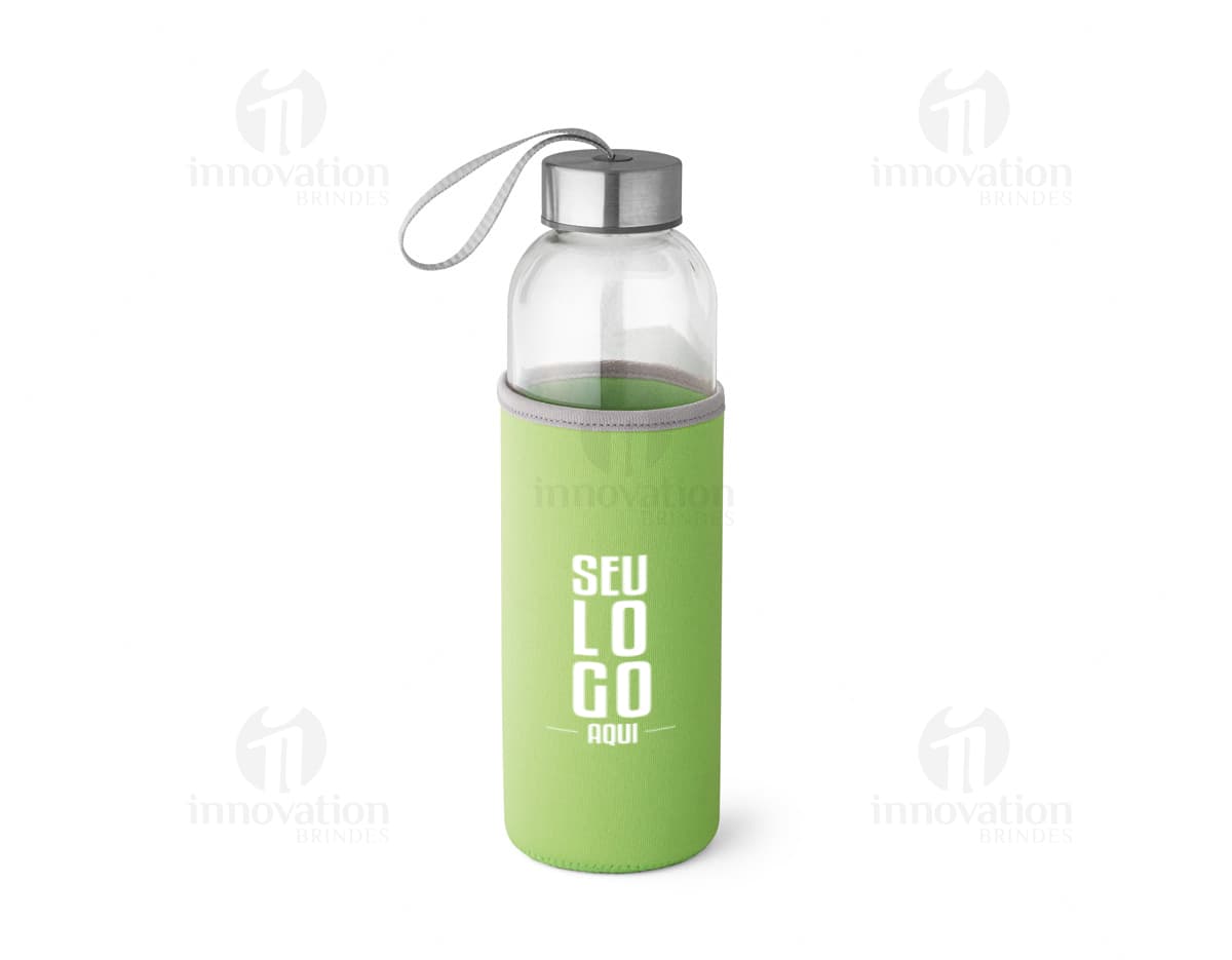 Frasco Squeeze de Vidro Transparente - Ideal para armazenar líquidos e produtos de higiene. Higienize e reutilize, pensando