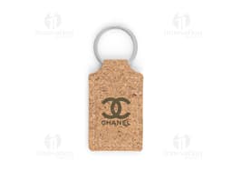 Chaveiro de Cortiça Artesanal - Perfeito para quem busca um brinde original e sustentável. Feito com material natural e
