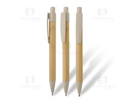 Caneta de bambu, ferramenta elegante e sustentável para escrita. Feita de bambu natural, é ideal para uso no escritório, na