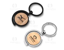 Chaveiro personalizado em formato redondo, com design moderno e brilhante. Ideal para representar o seu negócio com estilo.