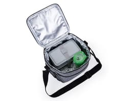 Bolsa térmica elegante e clássica em couro, perfeita para todas as ocasiões. O acessório ideal para manter seus alimentos