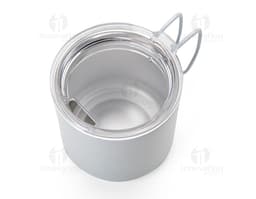 Caneca Inox 350 ml - Desfrute de suas bebidas favoritas com elegância e sofisticação. Feita em aço inoxidável, essa caneca é
