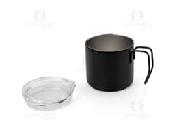 Caneca Inox 350 ml - Ideal para desfrutar de suas bebidas favoritas com estilo. Fabricada em aço inoxidável, esta caneca é