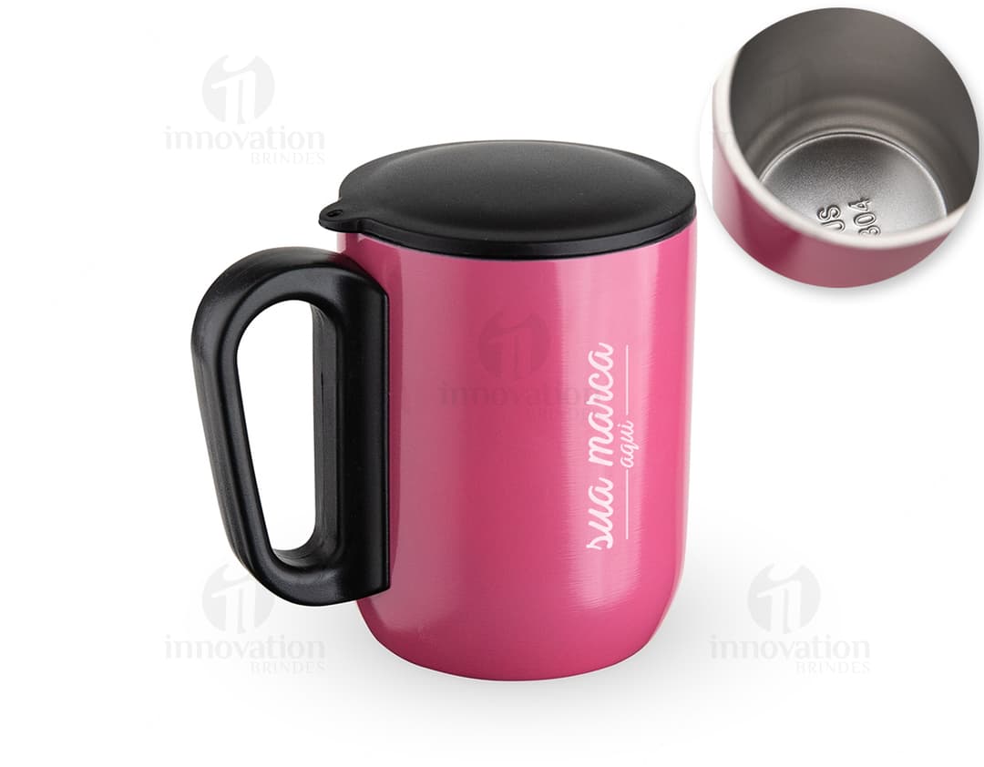 Caneca inox 250ml para quem busca qualidade e praticidade. Feita em aço inoxidável, resistente e durável. Perfeita para