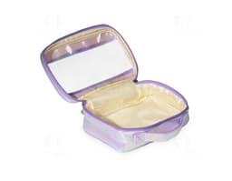 Nécessaire sintética de luxo para viagem. Estojo fashion e prático para armazenar seus pertences com estilo. Ideal para suas