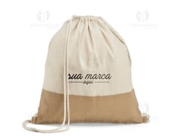 Sacola mochila de luxo em couro marrom para um estilo elegante e moderno. Perfeita para viagens ou compras, feita em nylon