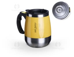 Caneca com misturador 350ml - Desfrute de sua bebida favorita de forma prática e rápida. Esta caneca é ideal para preparar