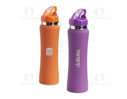 Garrafa squeeze de alumínio 750ml para brindes personalizados. Ideal para manter-se hidratado com muito estilo e praticidade.