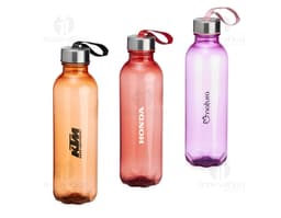 Garrafa plástica de 650ml, ideal para manter-se hidratado durante o dia. Feita com material de alta qualidade, resistente e