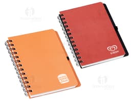Caderneta Capa Dura Kraft para anotações e organização de documentos, com capa protetora de papelão resistente. Ideal para