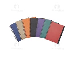 Caderneta Capa Dura Kraft para anotações e organização de documentos, com capa protetora de papelão resistente. Ideal para