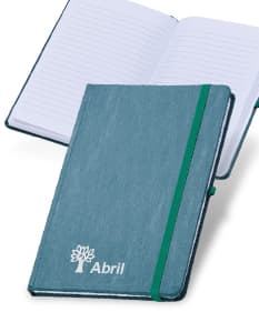 Bloco de anotações em percalux 21x14, ideal para organizar suas tarefas diárias com estilo e praticidade. Perfeito para