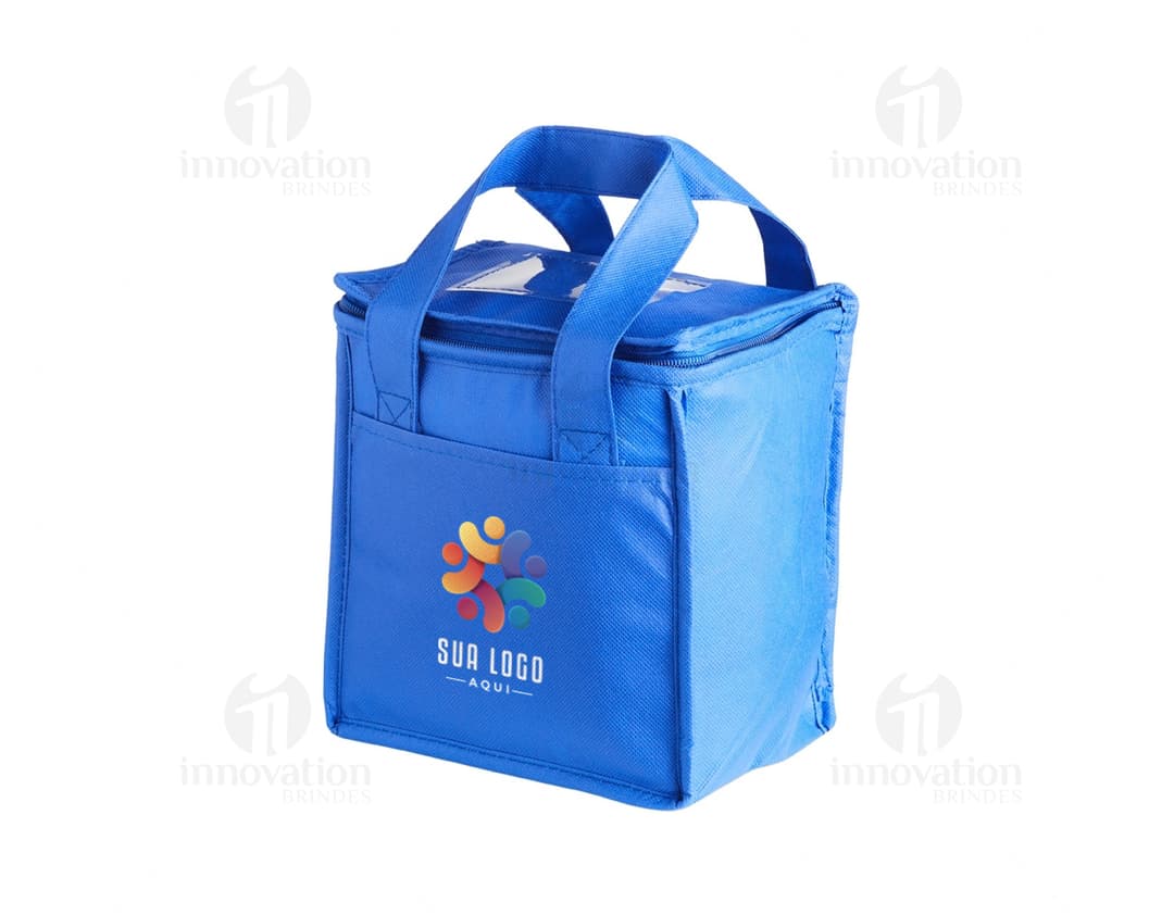Bolsa térmica 5 litros para brindes e presentes especiais. Ideal para manter alimentos frescos em viagens e passeios
