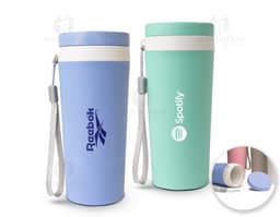 Copo de fibra de bambu 350ml - Recipiente saudável e sustentável para o seu dia a dia. Feito de material reciclável e