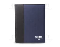 Pasta Convenção com Porta Caneta em Couro Sintético - Ideal para reuniões de negócios e eventos corporativos. Organize seus