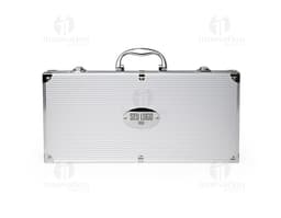 Kit Churrasco 10 Peças - Maleta de Couro para Viagens de Negócios. Tenha tudo o que precisa para um churrasco de sucesso em