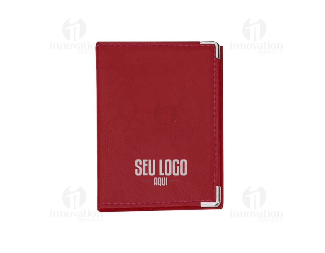 Porta documento em couro sintético de alta qualidade, perfeito para manter seus documentos organizados com muito estilo.