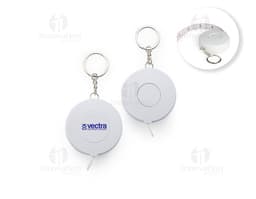 Fita métrica de 3 metros em estilo elegante e decorativo, com design de festa e elementos de celebração. Com detalhes em ouro