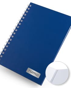Caderno percalux emborrachado para escritório e estudo. Ideal para organizar suas anotações, lembretes e documentos. Design