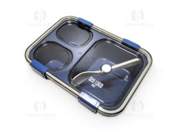 Marmita Hermética 800ml - Ideal para transportar sua refeição de forma segura e prática. Mantenha sua comida fresca por mais