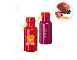 Garrafa Térmica 380ml - Mantenha suas bebidas frescas por mais tempo com essa garrafa térmica transparente de 380ml. Ideal