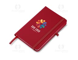 Moleskine Sintético Capa Dura 80 Folhas - Caderno com capa dura e lisa de cor sólida, contendo 80 folhas.