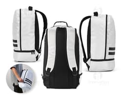 Mochila em 290t poliéster - Ideal para transporte de objetos modernos e eletrônicos. Design colorido e prático, perfeito para