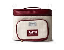 Necessaire PU preta em couro sintético, com zíper, design moderno e elegante. Ideal para armazenar dinheiro, cartões e