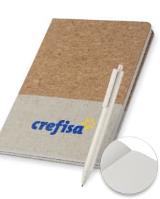 Notebook, papel em branco, marrom, livro, caderno, objeto de escritório vintage vazio.