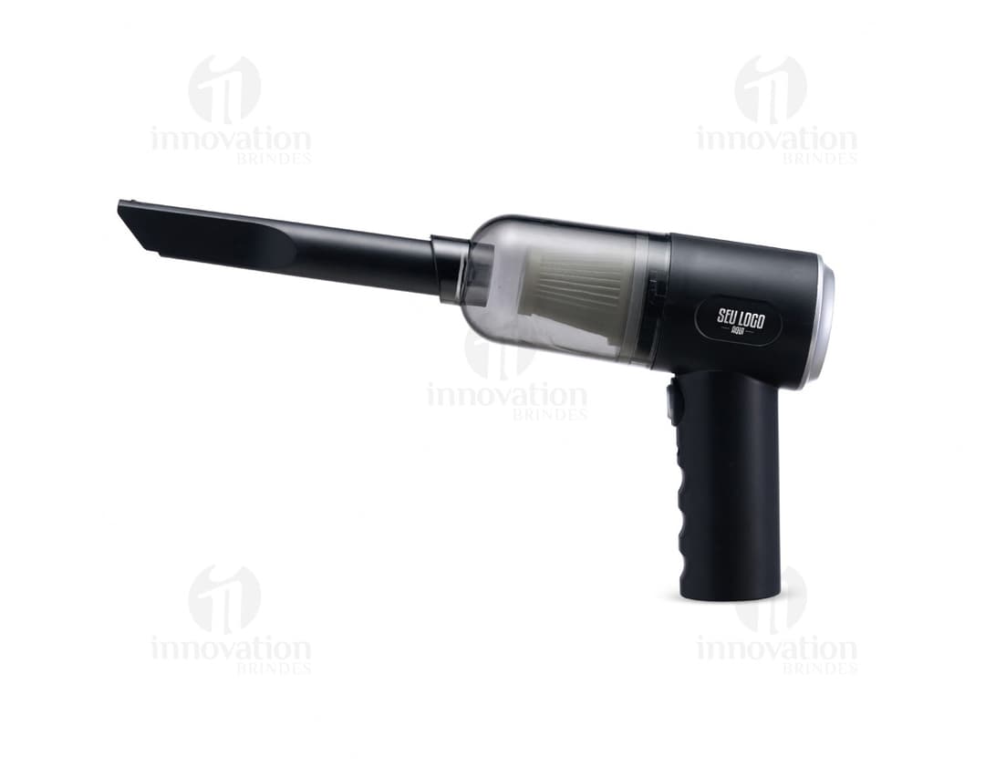 Aspirador de Pó Compacto 3 em 1: Imagem do produto vista de frente, na cor vermelha, com design moderno e prático.