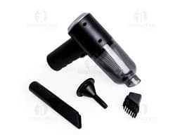 Aspirador de Pó Compacto 3 em 1: Imagem do produto vista de frente, na cor vermelha, com design moderno e prático.